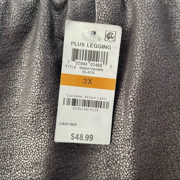 𝐅𝐚𝐮𝐱 𝐋𝐞𝐚𝐭𝐡𝐞𝐫 𝐁𝐥𝐚𝐜𝐤 𝐋𝐞𝐠𝐠𝐢𝐧𝐠𝐬 - Picture 2 of 3